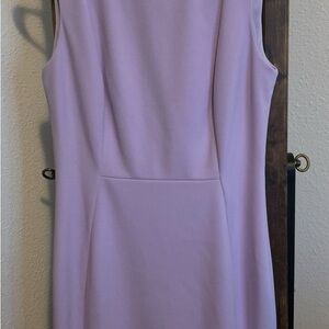 Elegant Lavender Sleeveless Dress